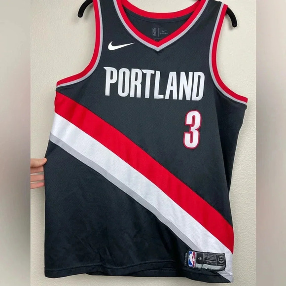 Nike Dri-Fit Men’s Large Portland Trailblazers Basketball Swingman Jersey McColl - Picture 5 of 11